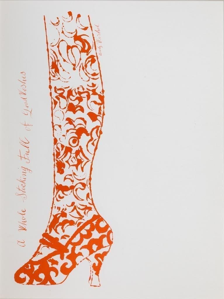 A Whole Stocking Full of Good Wishes by Andy Warhol