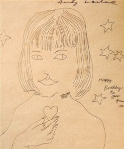 Happy Birthday to You from Me by Andy Warhol