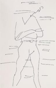 Male Dancer (with Crossed Arms) by Andy Warhol