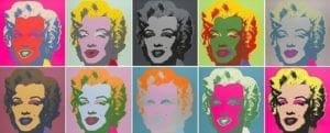 Marilyn, 1967, Set of 10 color silkscreens by Andy Warhol