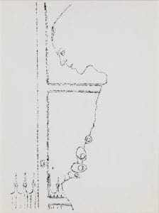 Profile Upper Torso by Andy Warhol