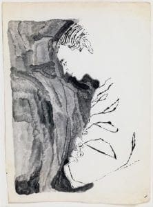 Profile Upper Torso by Andy Warhol