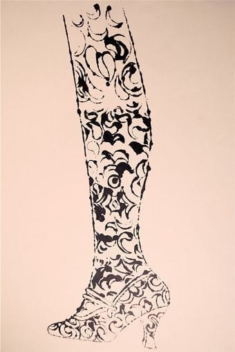Shoe and Leg by Andy Warhol