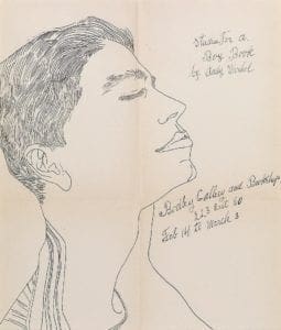 Studies for a Boy Book (Bodley Gallery Announcement) by Andy Warhol