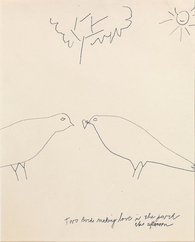 Two Birds Making Love in the Park This Afternoon, ca. 1956