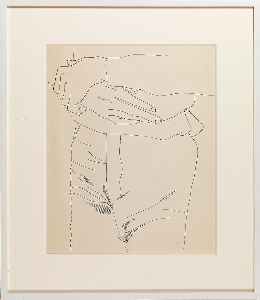 Unidentified Male (Torso w/ hands), circa 1957