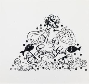 Untitled (H & G’s Gourmet Guide) by Andy Warhol