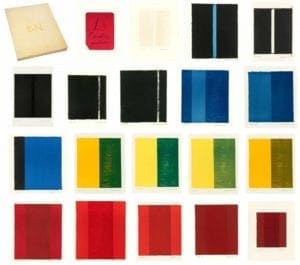 18 Cantos, 1964, The complete set of 18 lithographs by Barnett Newman