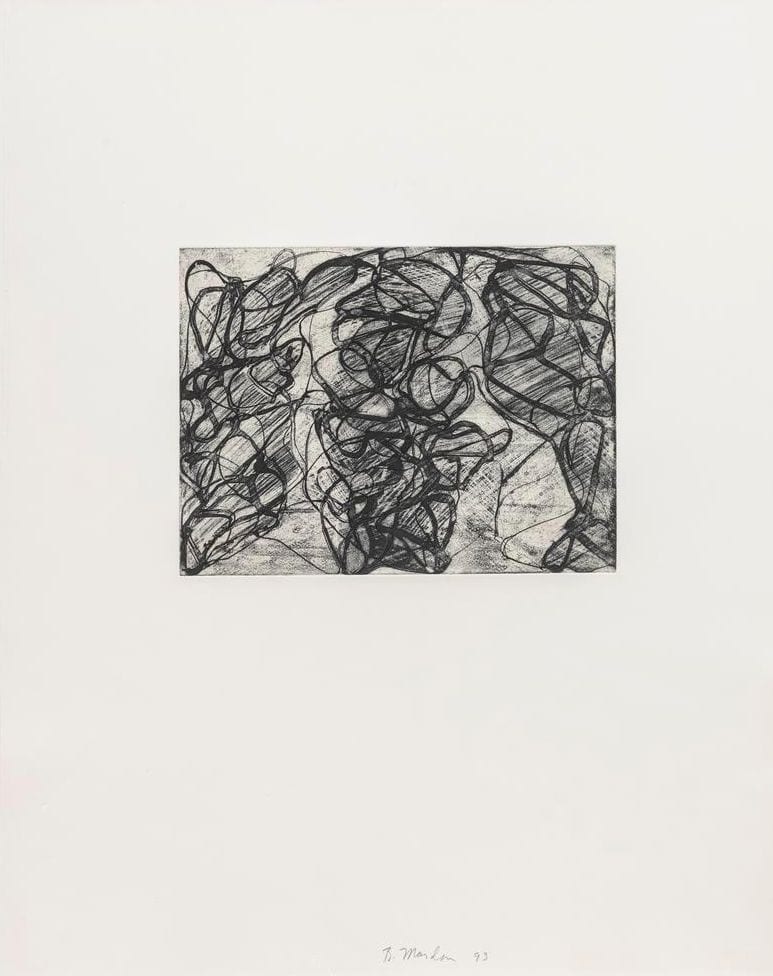 After Botticelli 5 by Brice Marden