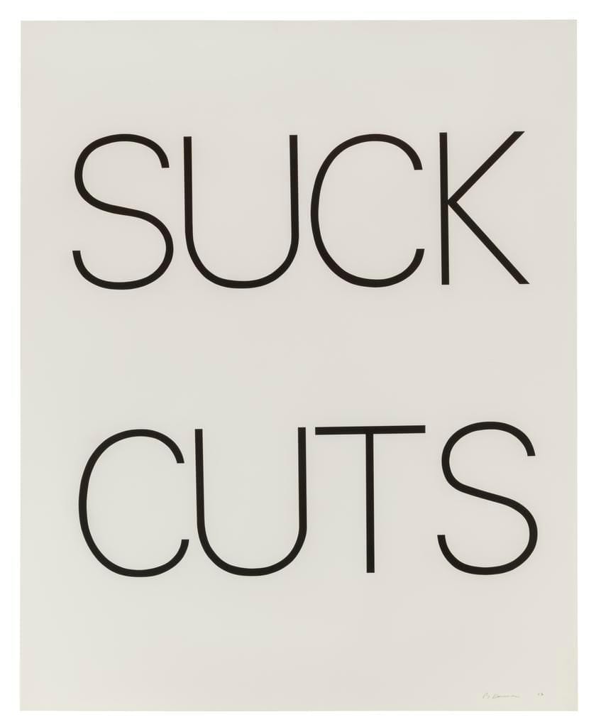 Suck Cuts by Bruce Nauman