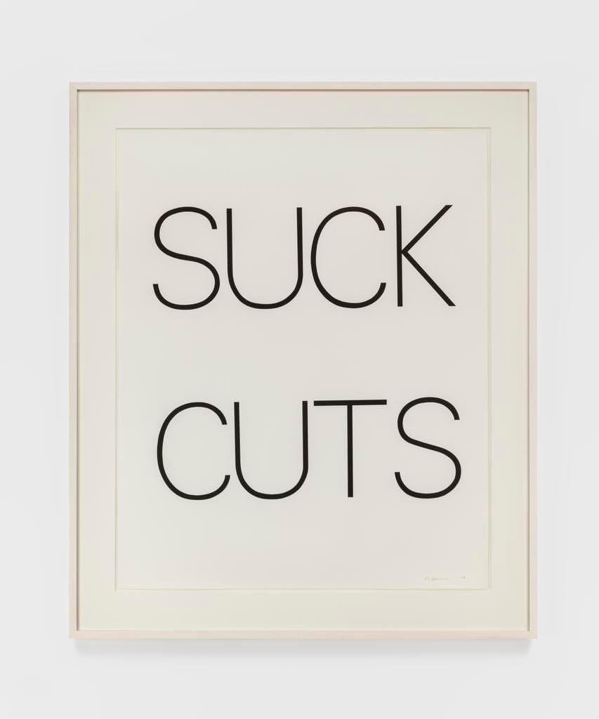 Suck Cuts by Bruce Nauman