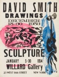 Willard Gallery Poster by David Smith