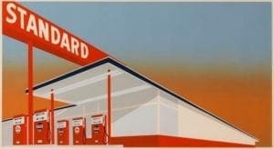 Standard Station, 1966, Screenprint by Edward Ruscha