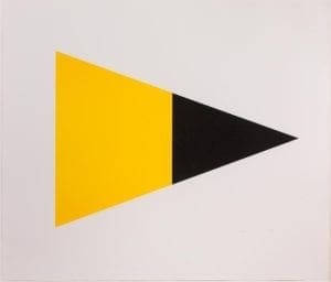 Black Yellow by Ellsworth Kelly