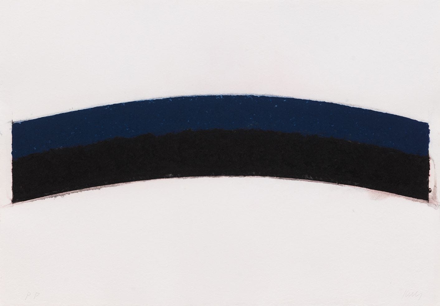 Colored Paper Image III, 1976, Colored and pressed paper pulp by Ellsworth Kelly