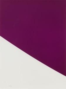 Purple Curve by Ellsworth Kelly