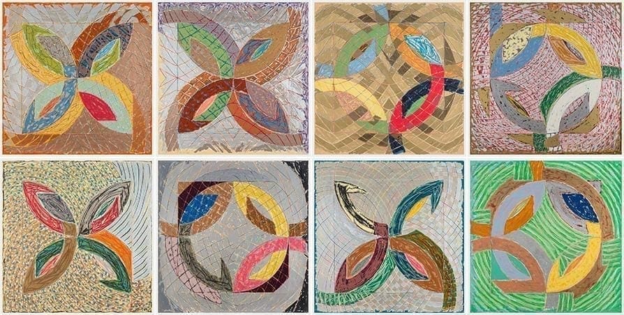 Frank Stella - Polar Co-Ordinates for Ronnie Peterson, 1980