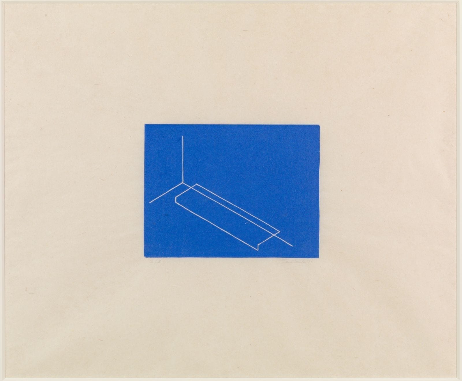 Untitled 1975 Medium: Linocut