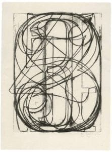 0 through 9, 1960, lithograph by Jasper Johns