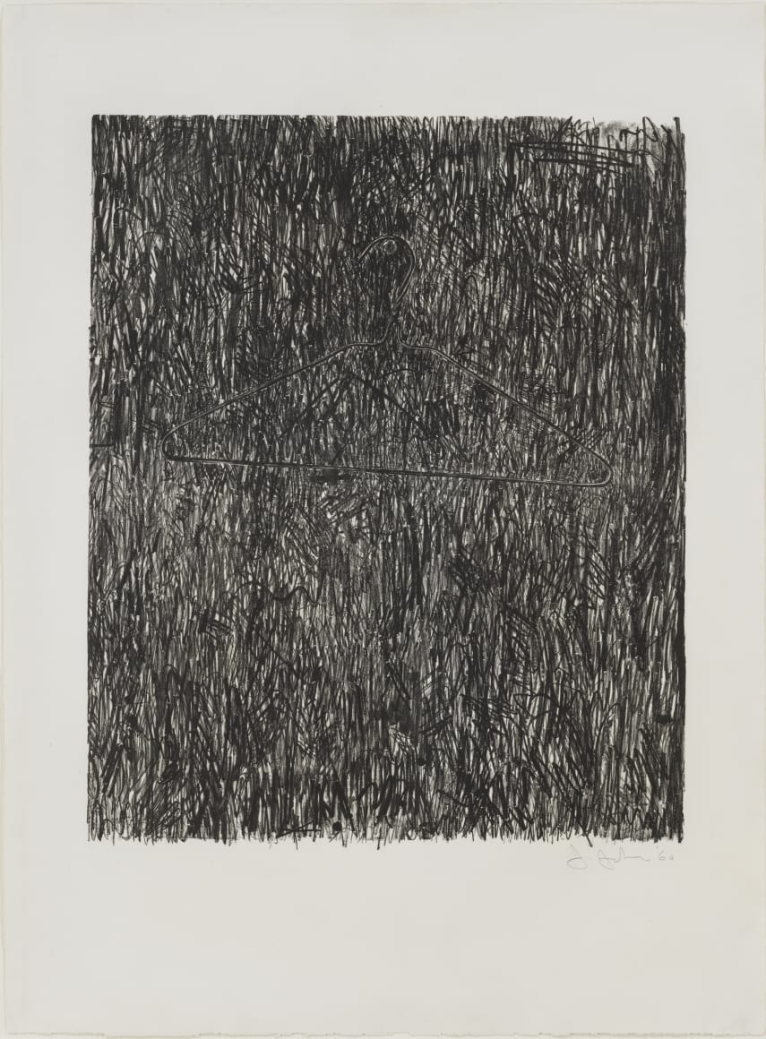 Jasper Johns, Coat Hanger I, 1960, Lithograph