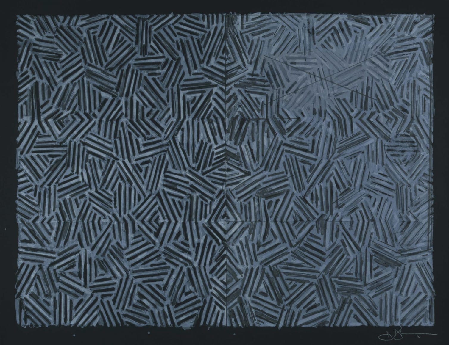Jasper Johns, Corpse and Mirror, 1976, Lithograph