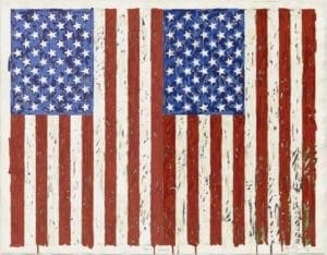 Flags I, 1973, screenprint by Jasper Johns