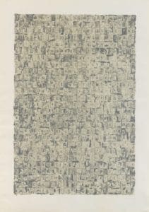 Gray Alphabets, 1968, Lithograph by Jasper Johns