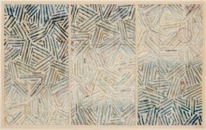 Usuyuki, 1981, Screenprint by Jasper Johns