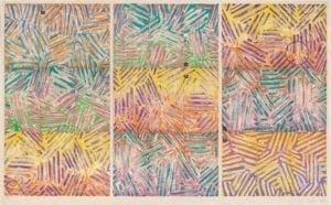 Usuyuki, 1982, Screenprint by Jasper Johns