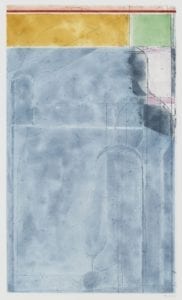 Large Light Blue, 1980, Spibite aquatint with softground by Richard Diebenkorn