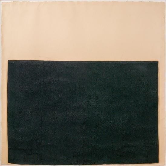 Slow Weights, 1993, Paint stick on double laminated paper by Richard Serra