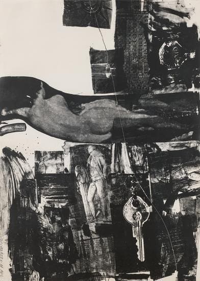 Robert Rauschenberg, Breakthrough I, 1964, Lithograph