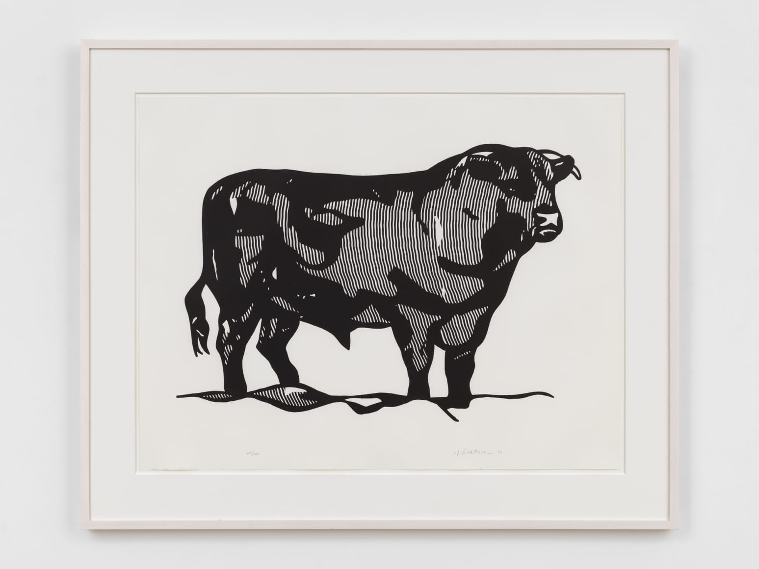 Bull Profile Series by Roy Lichtenstein