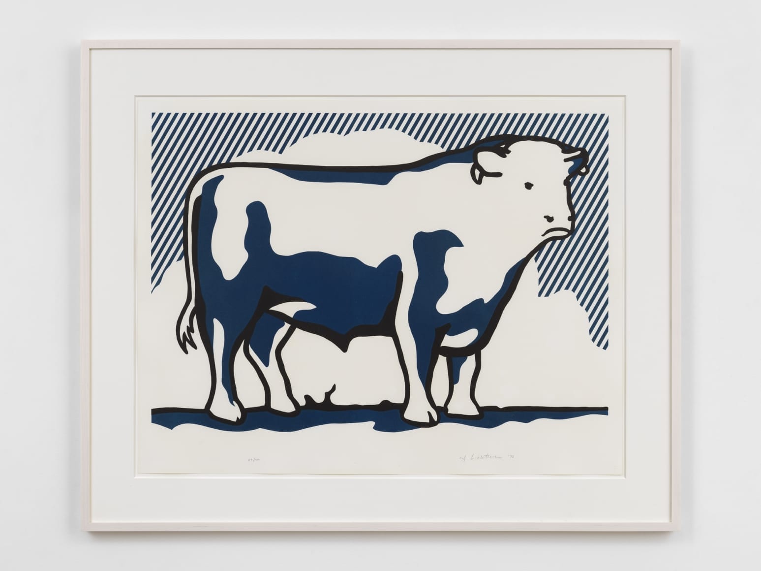 Bull Profile Series by Roy Lichtenstein