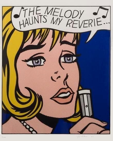 Reverie, 1965, Screenprint by Roy Lichtenstein