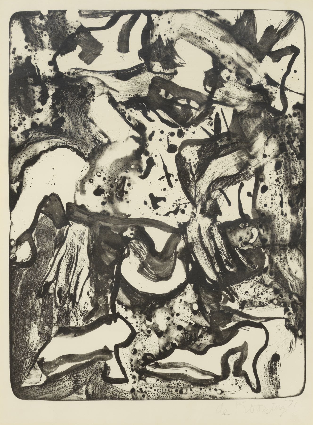 Minnie Mouse by Willem de Kooning