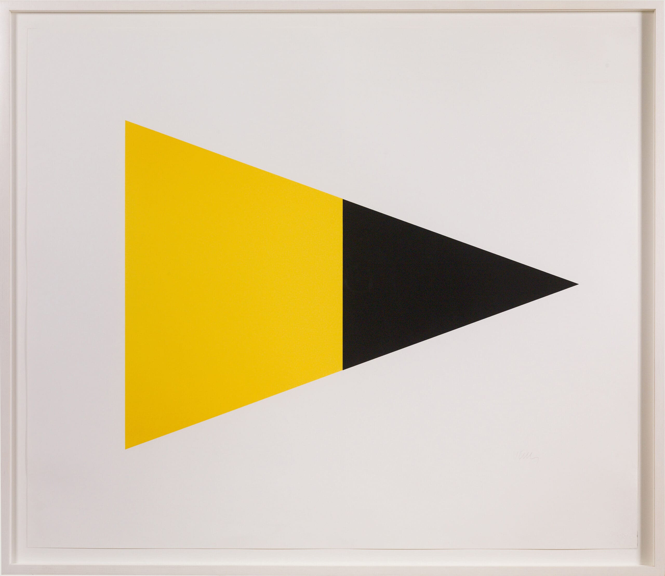 Ellsworth Kelly - Black Yellow