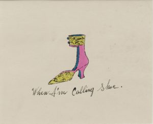 When I’m Calling Shoe by Andy Warhol