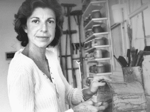 A portrait of the artist Helen Frankenthaler