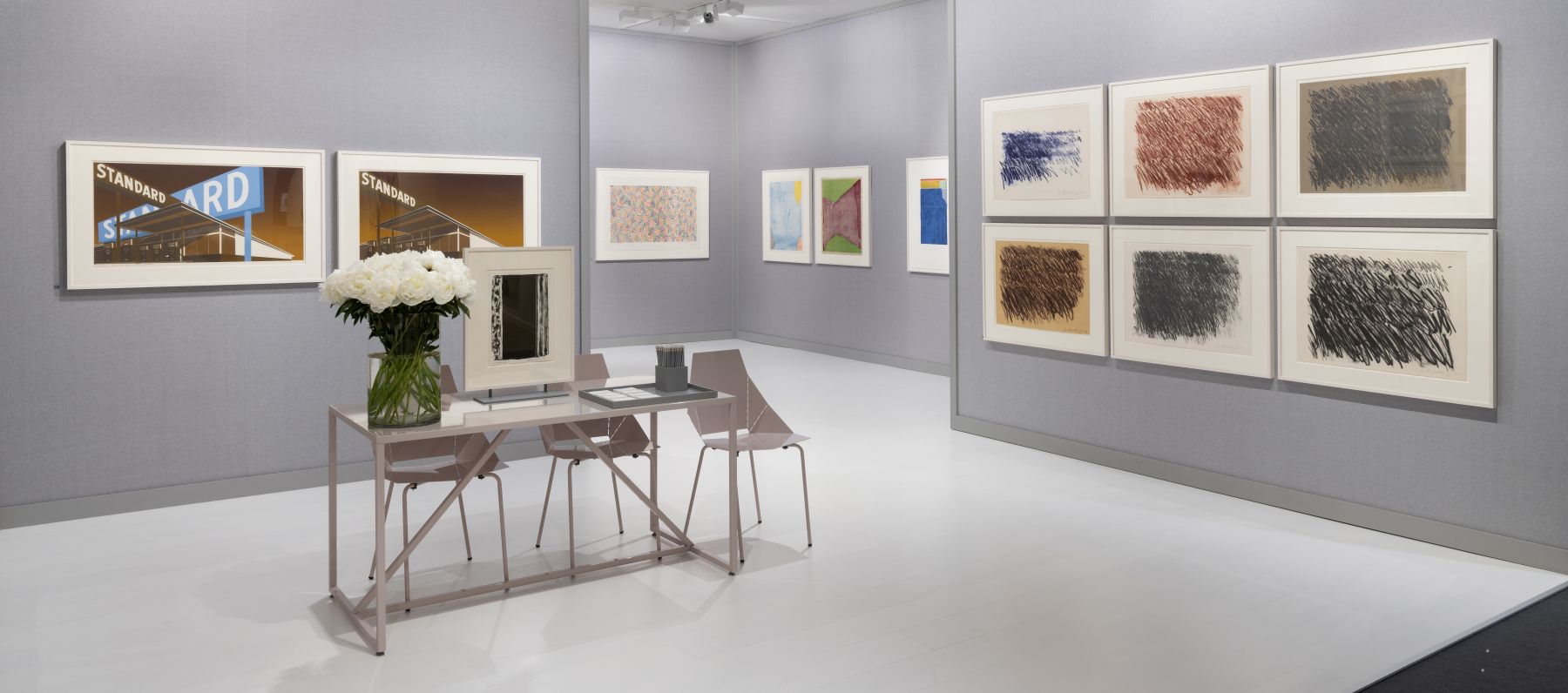 The Art Basel 2019 display at Susan Sheehan Gallery