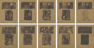 0-9, 1963, Lithographs by Jasper Johns