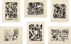 Untitled Portfolio, 1951, Screenprints by Jackson Pollock