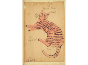 25 Cats Name[d] Sam and One Blue Pussy by Andy Warhol