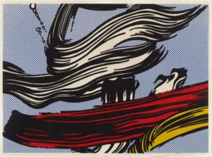 Brushstrokes by Roy Lichtenstein