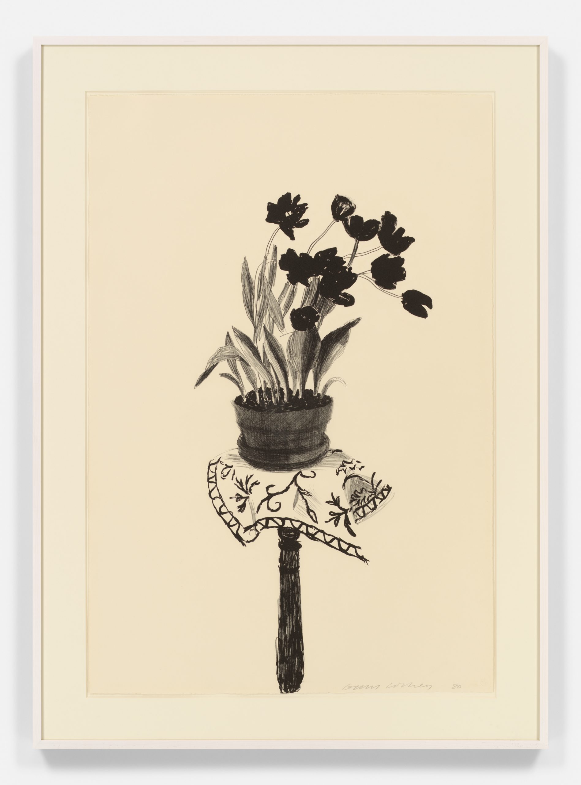 Black Tulips by David Hockney