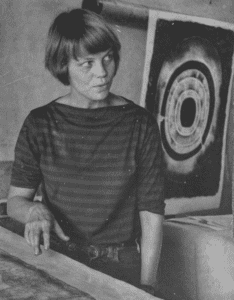 A portrait of the artist Lee Bontecou