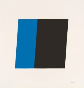 Blue Black by Ellsworth Kelly