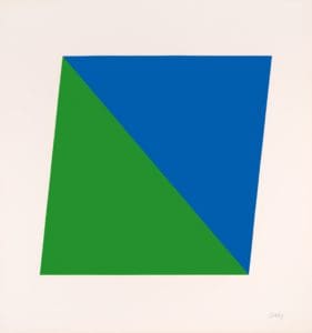 Blue Green by Ellsworth Kelly