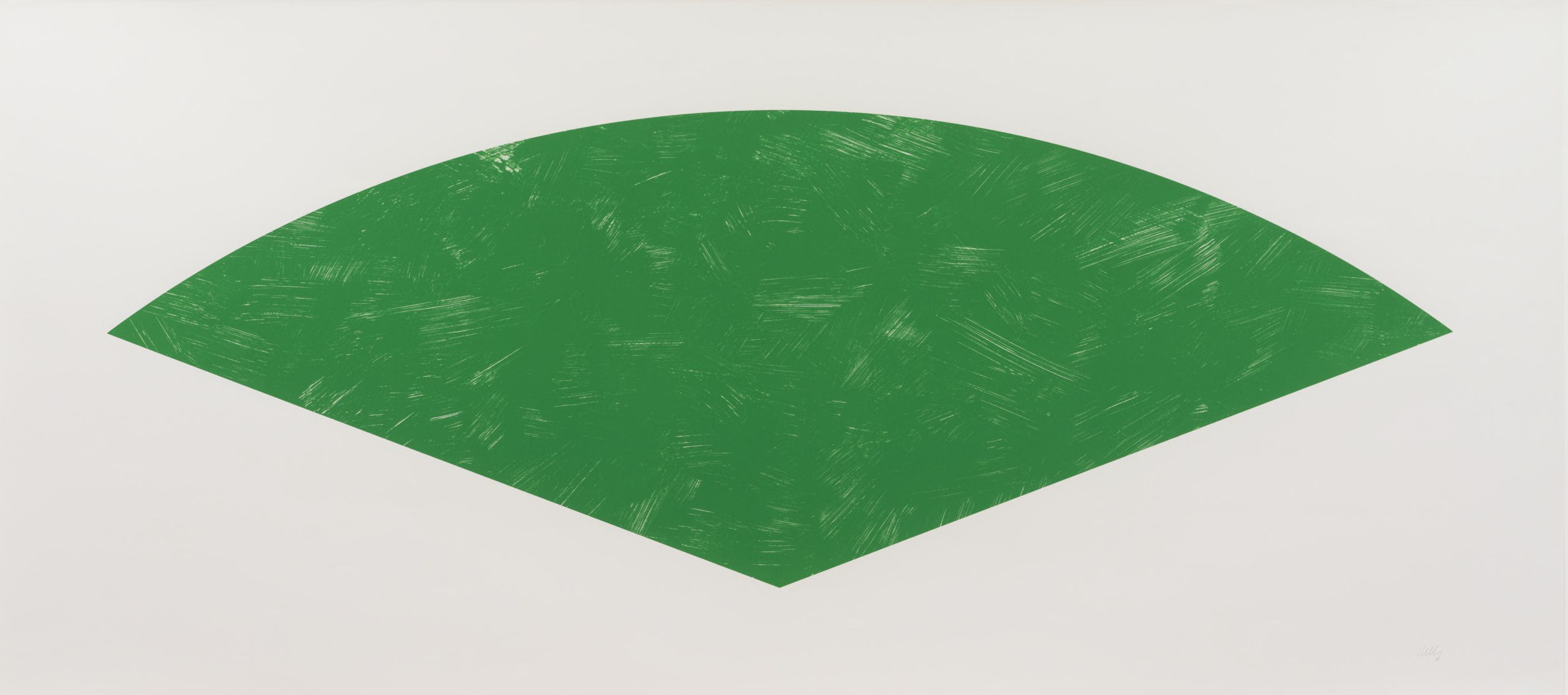 On View: Ellsworth Kelly - Green Curve (State I)