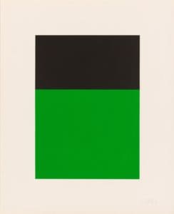 Black Green by Ellsworth Kelly